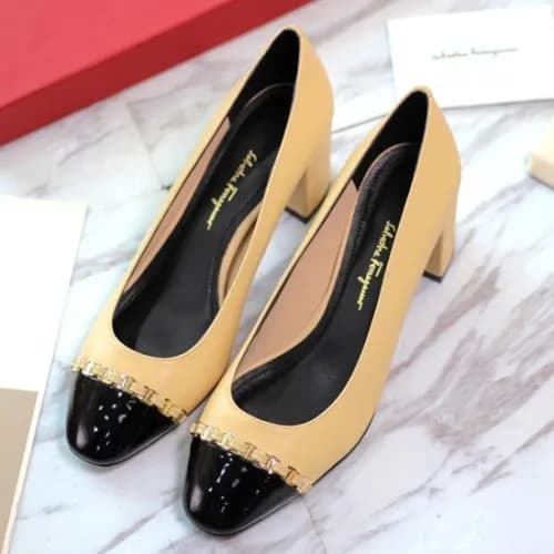 Salvator Ferragamo 2019 Ladies Strap Leather Pumps… - 1
