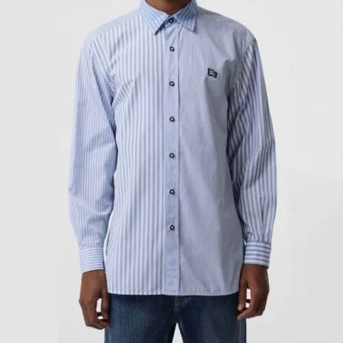 Burberry 2019 Mens Embroidery Logo Classic Check C… - 1