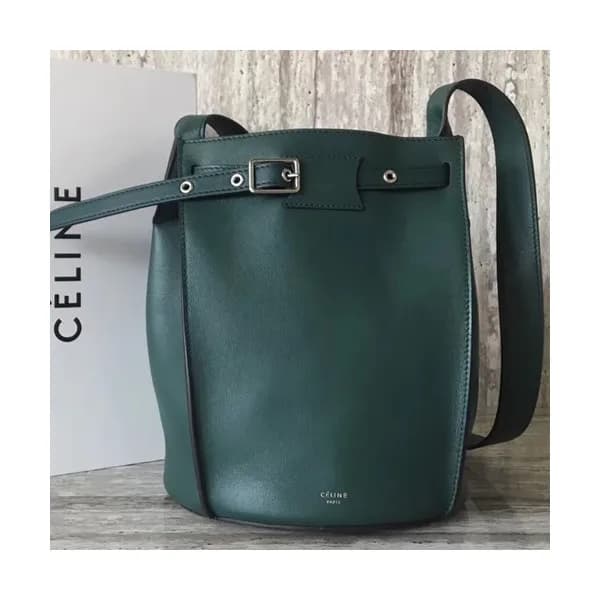 Celine Leather Bigbag Bucket Shoulder Bag,25CM - 셀… - 1