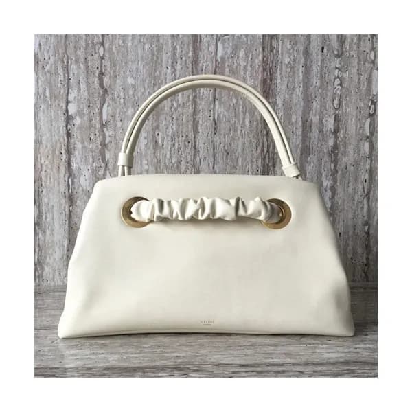 Celine Leather Tote Bag,33CM - 셀린느 레더 여성용 토트백 ,831… - 1