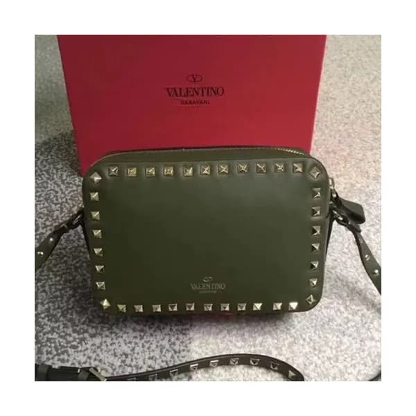 Valentino 2019 Leather Camera Small Shoudler Bag,2… - 1