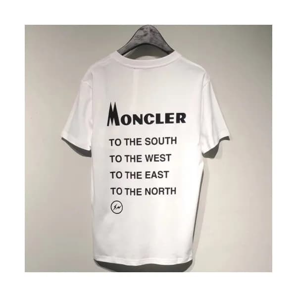 Moncler x Fragment 2019 Mens Printing Logo Cotton … - 1