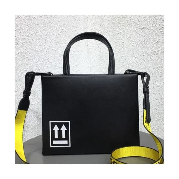 Off White 2019 Leather Tote Shoulder Bag,22cm - 오프… - 1