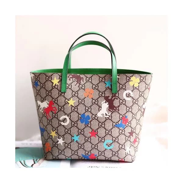 Gucci 2019 Supreme Mini Tote Bag,21CM - 구찌 2019 수프… - 1