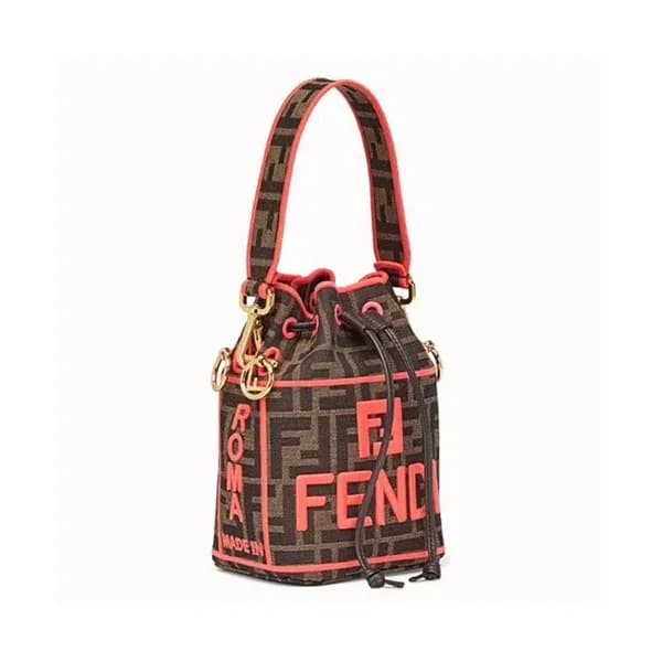 Fendi 2019 Mon Tresor Bucket Tote Shoulder Bag ,18… - 1