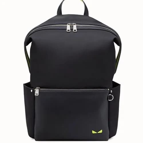Fendi 2019 Nylon & Leather Back Pack ,41CM - 펜디 20… - 1