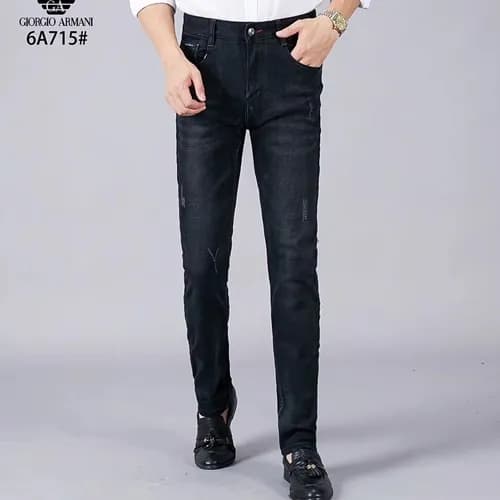 Armani 2019 Mens Graffity Denim Pants - 알마니 남성 그래피… - 1