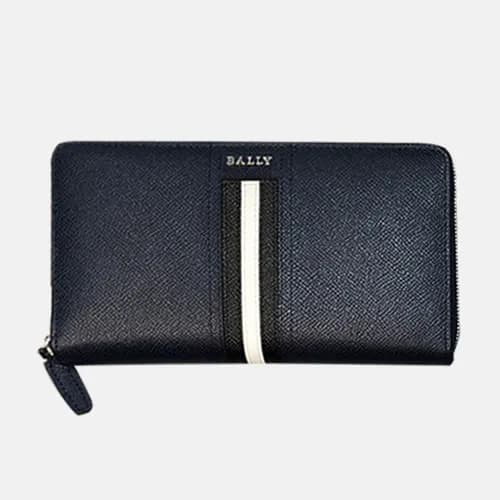 Bally 2019 Mens Leather Zip Round Wallet - 발리 남성용 … - 1