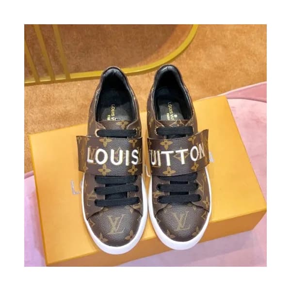 Louis Vuitton 2019 Ladies Leather Sneakers - 루이비통 … - 1
