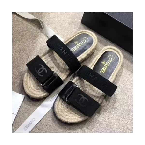 Chanel 2019 Ladies Leather Slipper - 샤넬 2019 여성용 레… - 1