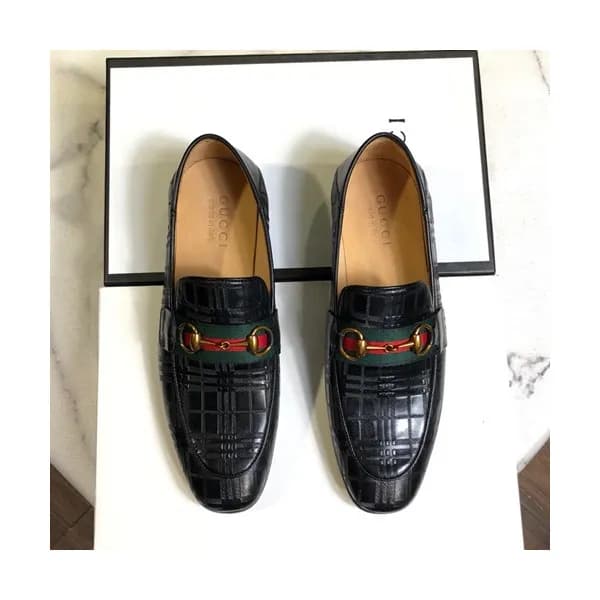 Gucci 2019 Mens Leather Loafer - 구찌 2019 남성용 레더 로퍼… - 1