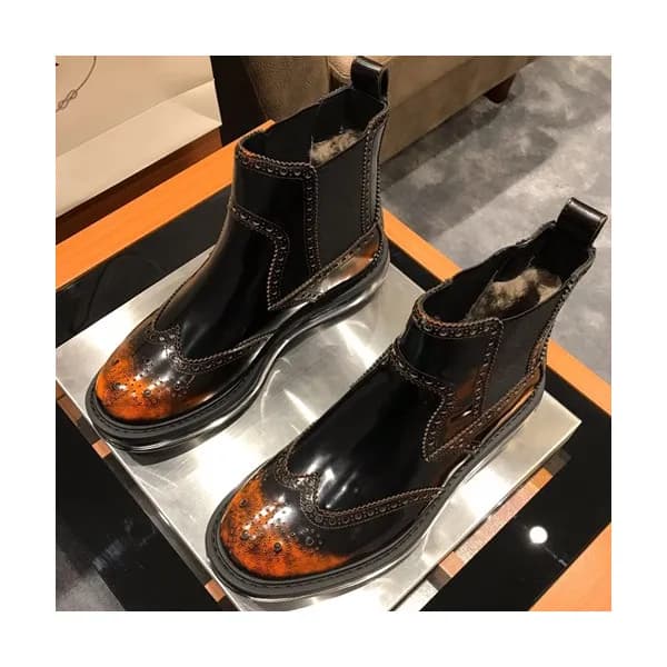 Prada 2019 Mens Leather Boots - 프라다 2019 남성용 레더 부츠… - 1