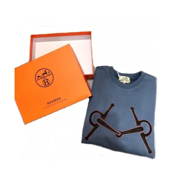Hermes Mens Cotton Tshirts - 에르메스 남성 코튼 맨투맨 Her315… - 1