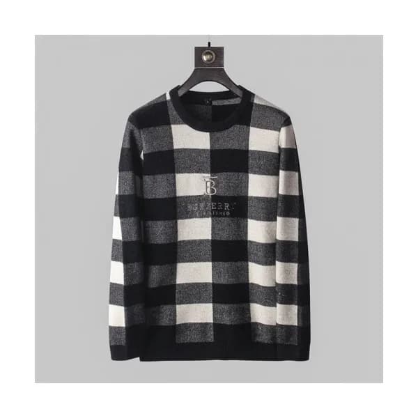Burberry 2019 Mens Retro Logo Crew - neck Sweater … - 1