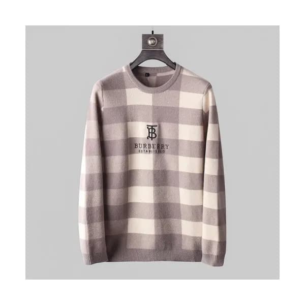 Burberry 2019 Mens Retro Logo Crew - neck Sweater … - 1