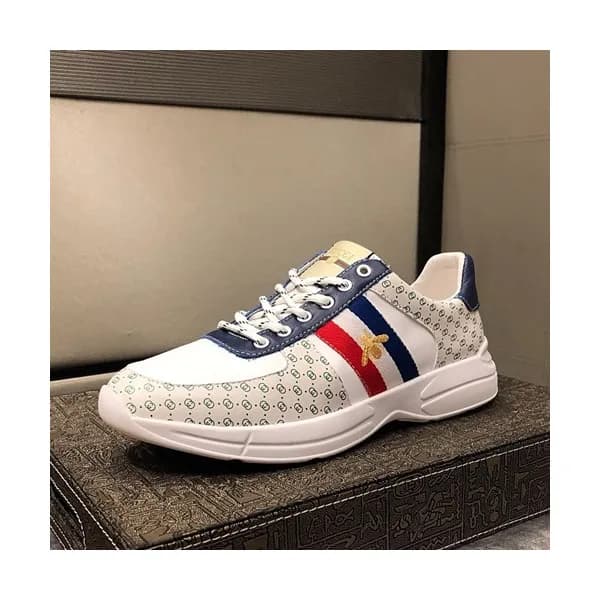 Gucci 2019 Mens Leather Sneakers - 구찌 2019 남성용 레더 … - 1