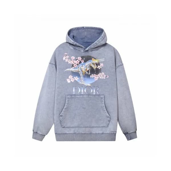 Dior 2019 Mens Logo Casual Cotton HoodT - 디올 2019 … - 1