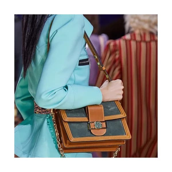 Louis Vuitton 2019 Dauphine Suede Shoulder Bag,25c… - 1