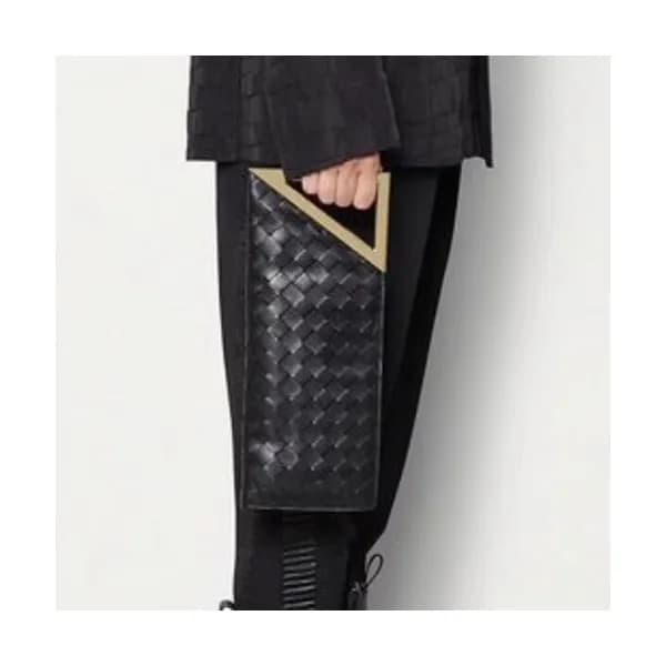 Bottega Veneta 2019 Rim Leather Clutch Bag,33cm - … - 1