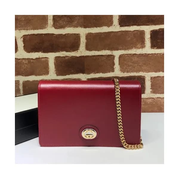 Gucci 2019 Leather Chain Shoulder Bag,20CM - 구찌 20… - 1