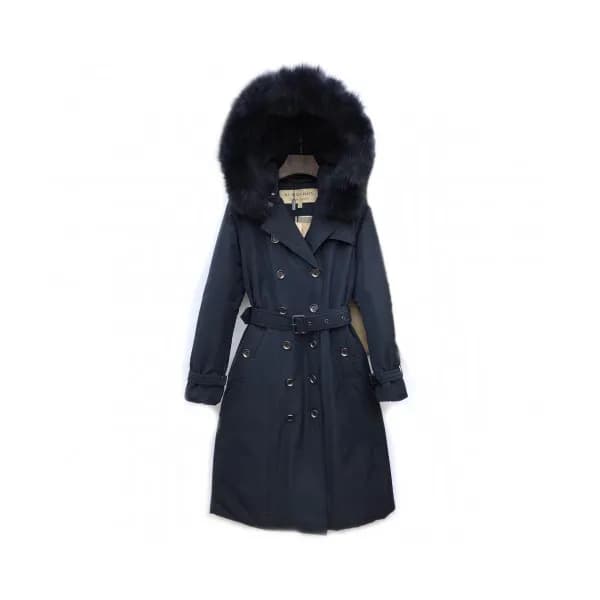 Burberry 2019 Womens Logo Goose Down Long Padding … - 1