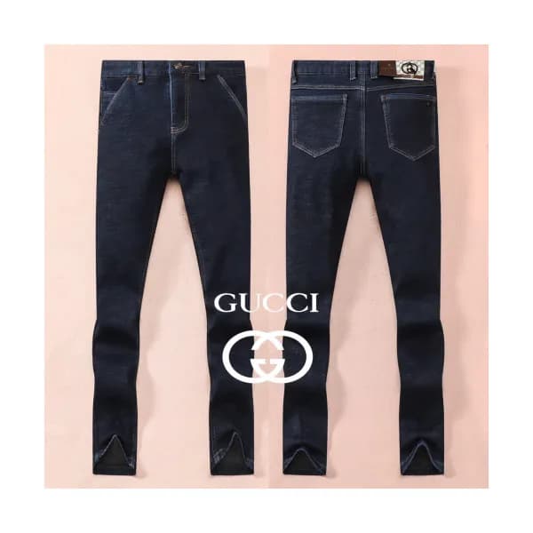[구찌]Gucci 2019 Mens Casual Initial Logo Denim Pant… - 1