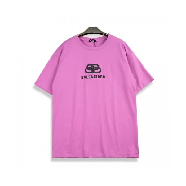[발렌시아가]Balenciaga 2020 Mm/Wm Logo Cotton Short Sle… - 1