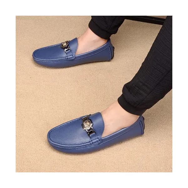 Versace 2020 Mens Leather Loafer - 베르사체 2020 남성용 … - 1