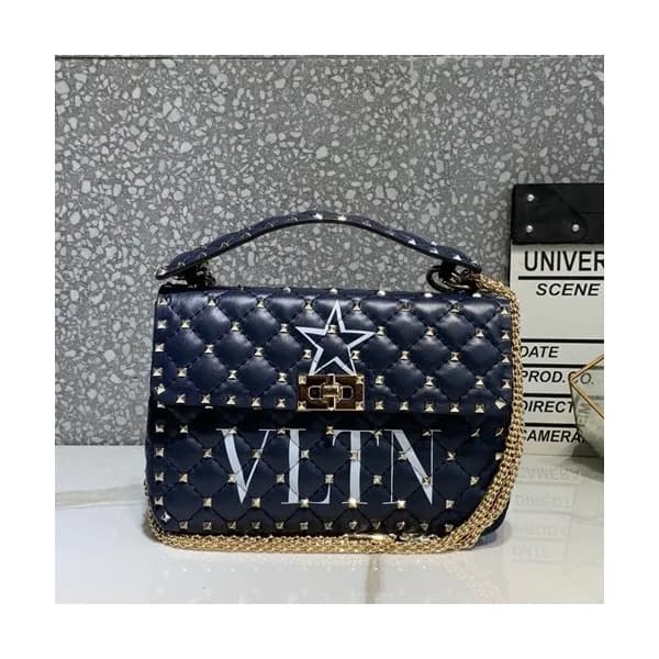 Valentino 2020 Leather Garavani Rockstud Spike Tot… - 1