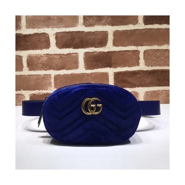 Gucci 2020 Marmont Matlase Velvet Belt Bag,18CM - … - 1