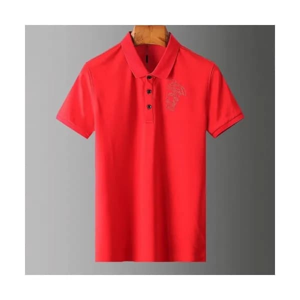 [베르사체]Versace 2020 Mens Logo Silket Short Sleeved … - 1