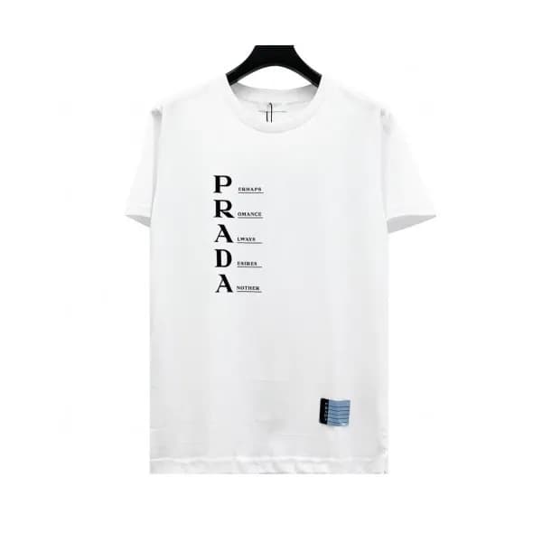 [프라다]Prada 2020 Mens Basic Logo Silket Short Sleev… - 1