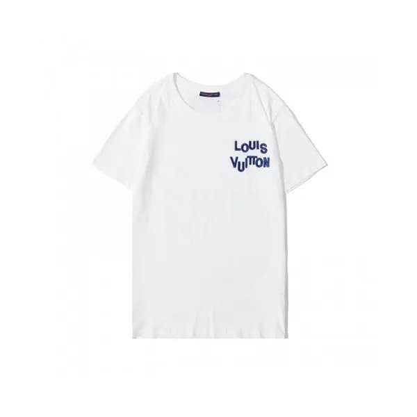Louis vuitton 2020 Mens Logo Cotton Short Sleeved … - 1