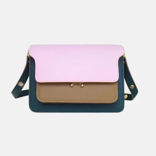 Marni 2020 Trunk Leather Shoulder Bag,24CM - 마르니 2… - 1