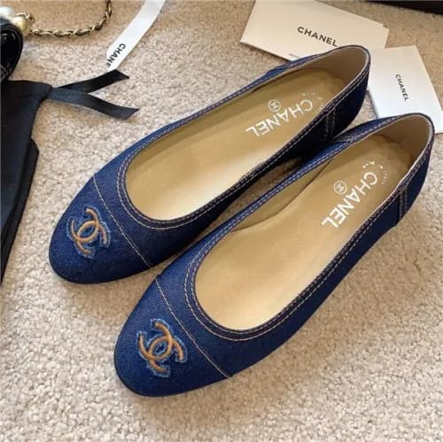Chanel 2020 Women's Denim Flat - 샤넬 2020 여성용 데… - 1