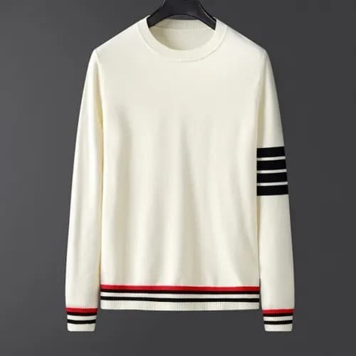 [톰브라운]Thom Browne 2020 Mens Strap Crew-neck Wool S… - 1