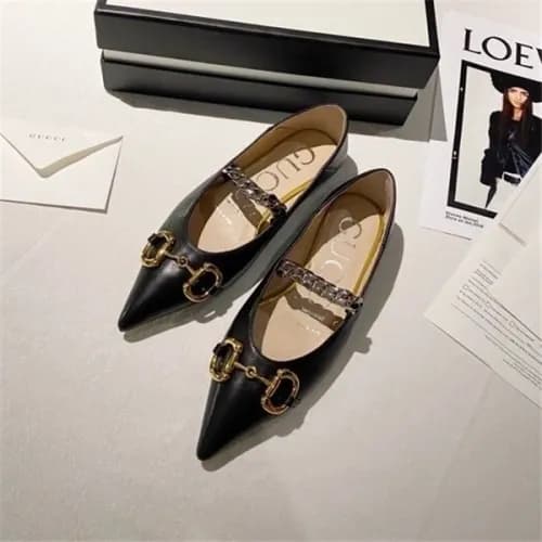 Gucci 2020 Women's Leather Flat - 구찌 2020 여서용 … - 1
