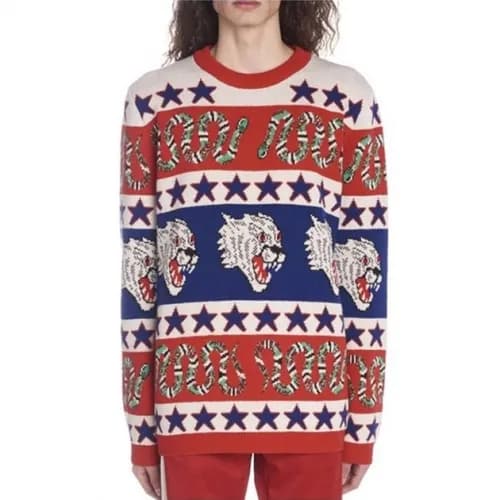 Gucci 2020 Mens Casual Turtle-neck Wool Sweaters -… - 1
