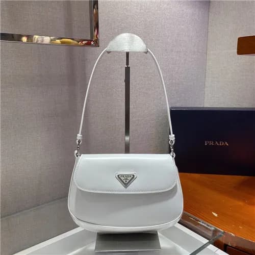 [유니크한]Prada 2021 Women's Leather Hobo Bag,23cm… - 1