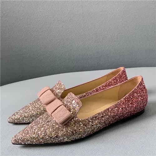 Jimmy Choo 2021 Women's Leather Flat,JIMS0115 … - 1