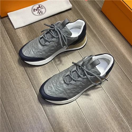 Hermes 2021 Men's Leather Sneakers,HERS0507 - … - 1