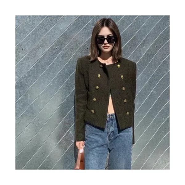 Celine Womens Luxury Jackets Khaki - 셀린느 2021 여성 … - 1