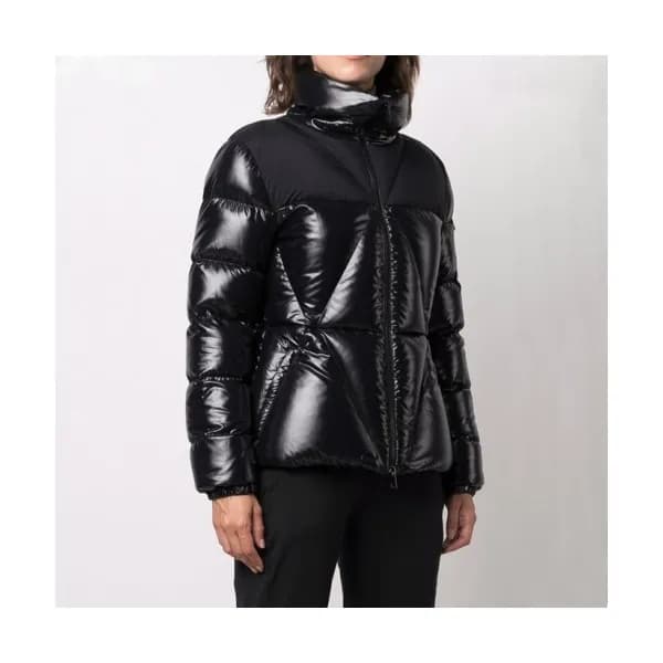 Moncler Womens Patch Logo Modern Duck Down Long P… - 1