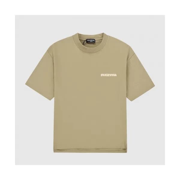 Balenciaga Mm/Wm Logo Cotton Short Sleeved Tshirt… - 1