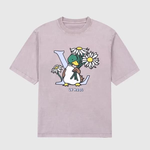 루이비통 남성 그레이 크루넥 반팔티 - Mens Gray Tshirts - lou04113… - 1
