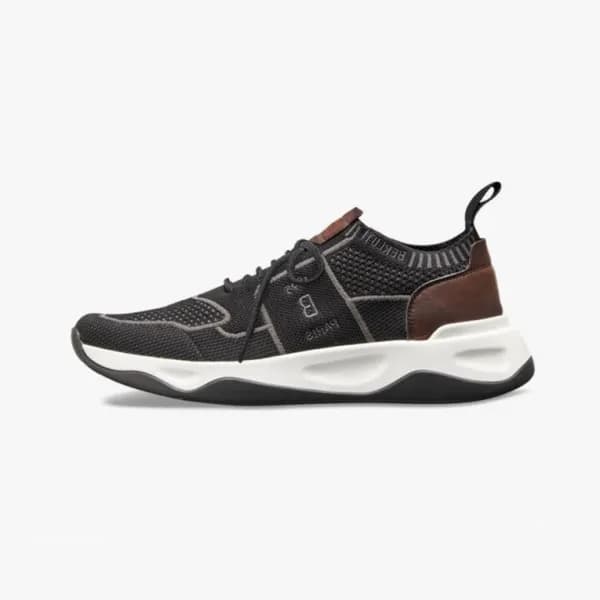 벨루티 남성 Shadou 블랙 스니커즈 - Mens Black Sneakers - ber0… - 1