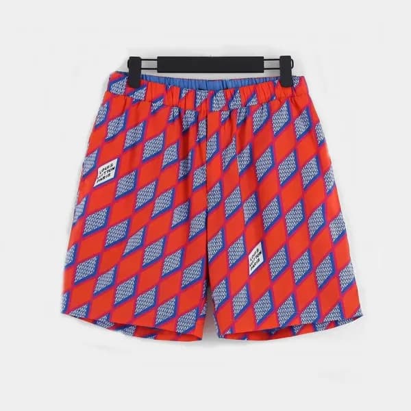 루이비통 남성 레드 반바지 - Mens Red Half-pants - lou05070x - 1