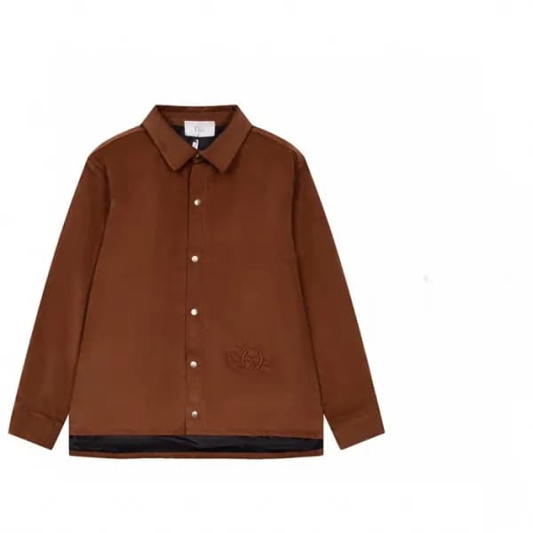 디올 남성 클래식 브라운 셔츠 - Mens Brown Tshirts - dio02033x - 1