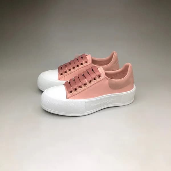 알렉산더맥퀸 남/녀 핑크 스니커즈 - Unisex Pink Sneakers - alx01… - 1