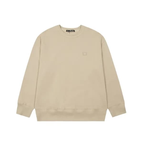 아크네 남/녀 베이지 크루넥 맨투맨 - Acne Unisex Beige Tshirts - … - 1